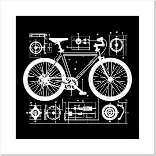 bicycle anatomy Posters and Art